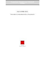 Salvatore Veca - Voltaire e il paradigma della tolleranza