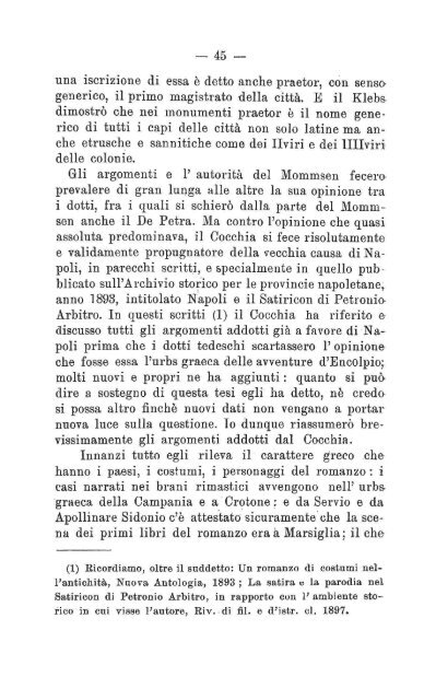 Petronii Cena Trimalchionis, con studii illustrativi e note di Paolo ...