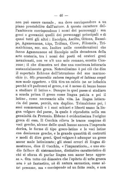 Petronii Cena Trimalchionis, con studii illustrativi e note di Paolo ...