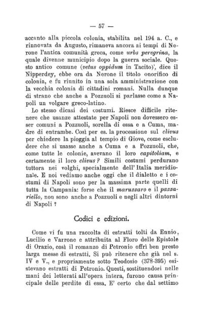 Petronii Cena Trimalchionis, con studii illustrativi e note di Paolo ...