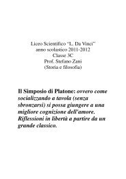 Il Simposio di Platone - Liceo Scientifico Statale Leonardo da Vinci ...