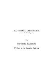 Fedro e la favola latina di Concetto Marchesi