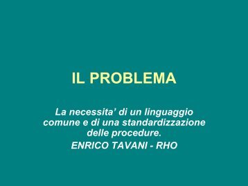 La dimensione del problema diagnostico