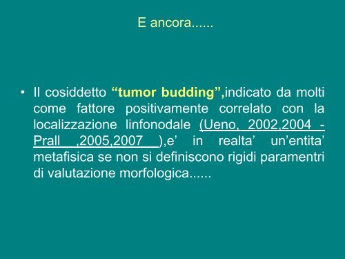 La dimensione del problema diagnostico