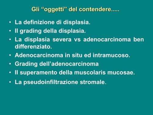 La dimensione del problema diagnostico