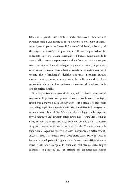 la questione della nobiltà della lingua nel De Vulgari Eloquentia di