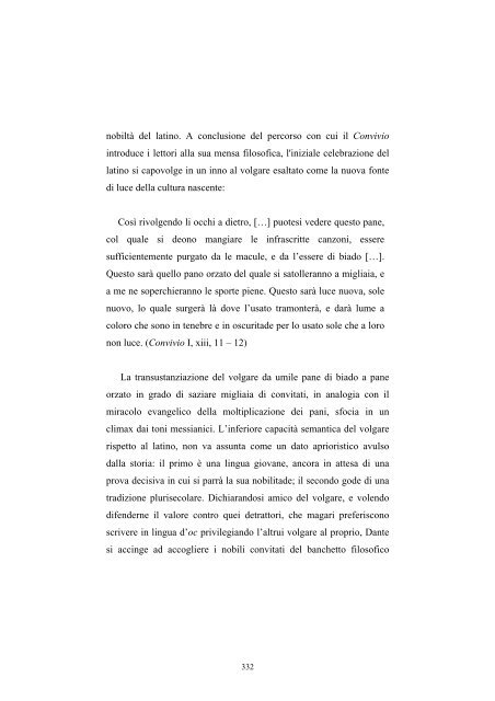 la questione della nobiltà della lingua nel De Vulgari Eloquentia di