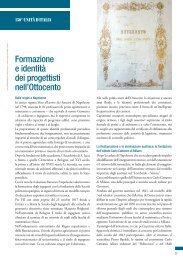 Formazione e identità dei progettisti nell'Ottocento - Collegio dei ...