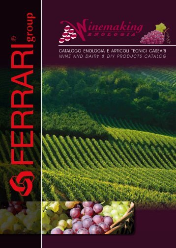 catalogo enologia e articoli tecnici caseari wine and - Ferrari Group srl