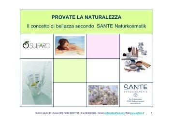 SANTE Naturkosmetik - Sulfaro