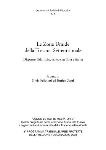 scarica il volume in .pdf (4,52 MB) - Aree Umide della Toscana ...