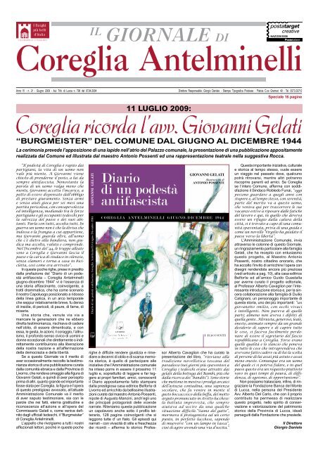 Coreglia ricorda l'avv. Giovanni Gelati - Comune di Coreglia ...