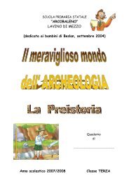 Anno scolastico 2007/2008 Classe TERZA