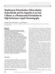 Simultaneous Determination of Benzydamine Hydrochloride and ...