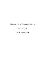 Matematica Finanziaria - A