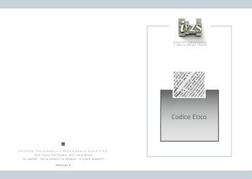 codice etico (pdf) - Istituto Poligrafico e Zecca dello Stato