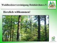 Eigenbewirtschaftung - WBV Holzkirchen