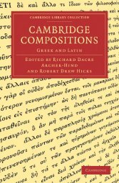 Cambridge Compositions: Greek and Latin - Ganino.com