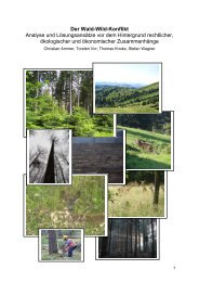 Gutachten zum Wald-Wild-Konflikt