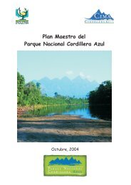 Plan Maestro del Parque Nacional Cordillera Azul - Instituto del Bien ...