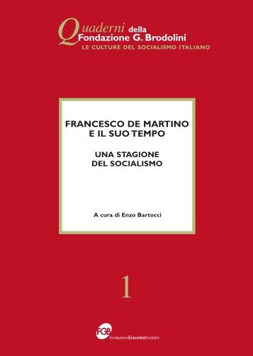 francesco de martino e il suo tempo - Fondazione Giacomo Brodolini