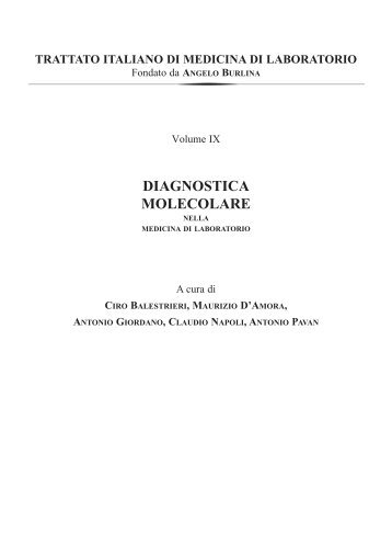 DIAGNOSTICA MOLECOLARE - Piccin Nuova Libraria