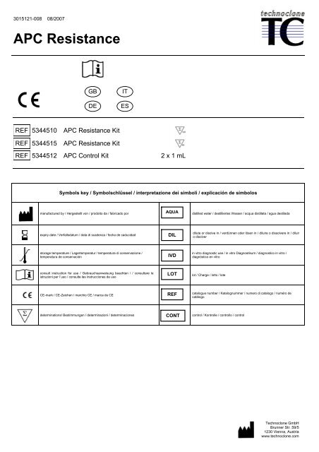 APC Resistance - Stago BNL