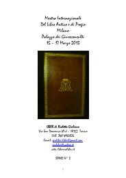 CATALOGO definitivo 2013 FLO - Mostra Libri antichi e di pregio a ...