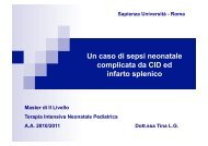 Un caso di sepsi neonatale complicata da CID ed infarto splenico