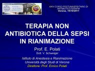 Dr. Polati - Terapia non antibiotica della sepsi in ... - VTB Congressi