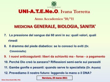 Diapositiva 1 - Università per Adulti e Terza Età “Ivana Torretta”