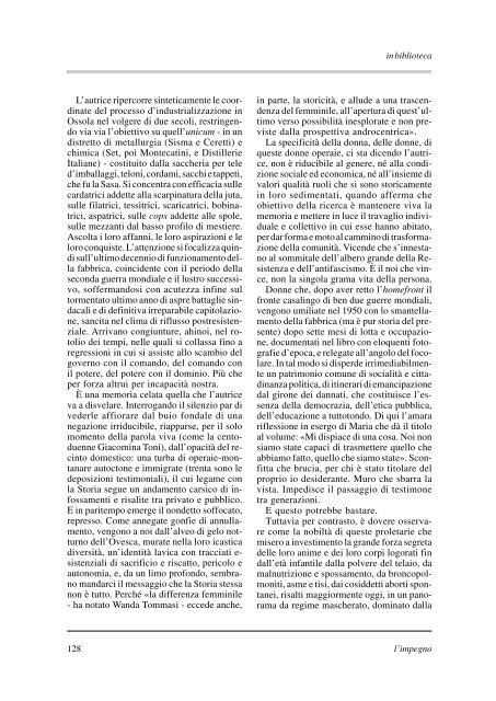 "l'impegno" (1/2010) in formato pdf - Istituto per la storia della ...