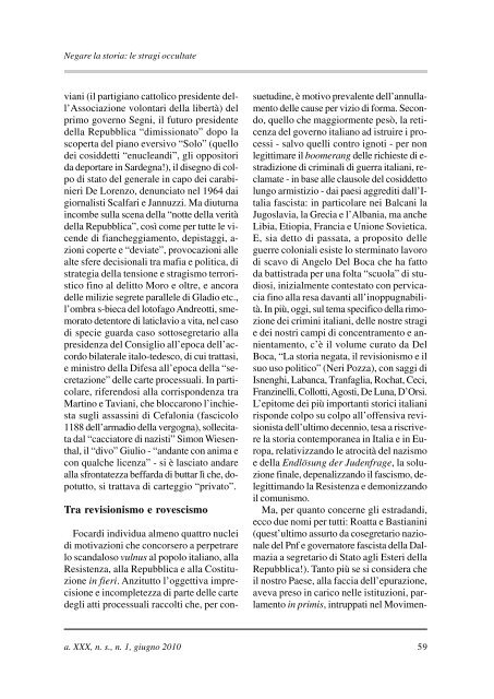 "l'impegno" (1/2010) in formato pdf - Istituto per la storia della ...