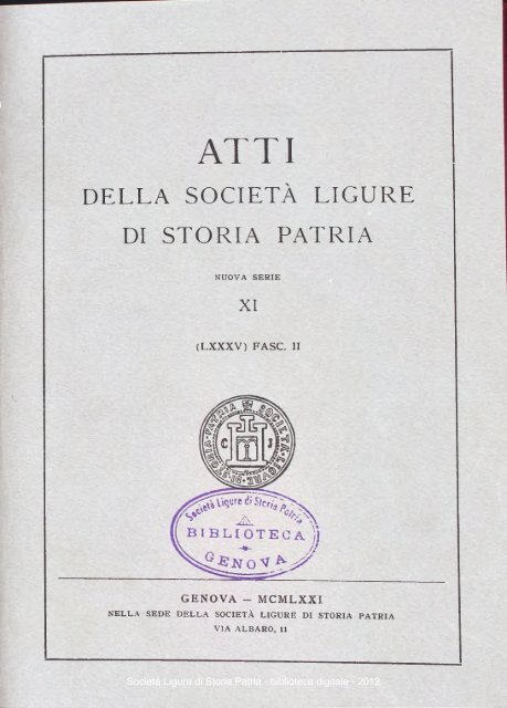 PDF - Società Ligure di Storia Patria