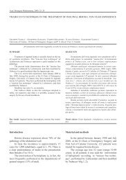 Acta Chirurgica Mediterranea, 2009, 25: 29 '- G - F - Carbone Editore