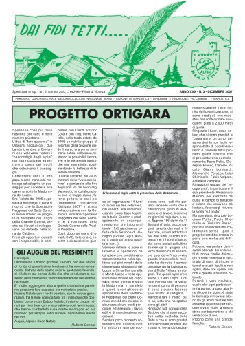 PROGETTO ORTIGARA - Ana Marostica