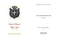 Nati a Villasor 1866-1900 man-nol - Comune di Villasor