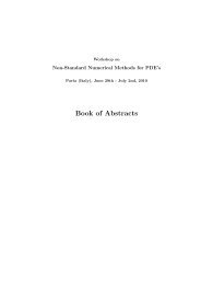 Book of Abstracts - Dipartimento di Matematica