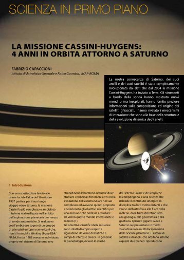 SCIENzA IN pRImO pIANO - Società Italiana di Fisica