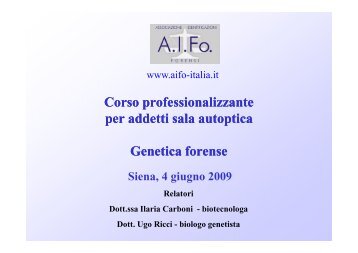 Presentazione - Aifo-italia.it