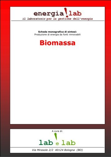 BIOMASSA E - Progetto Humus
