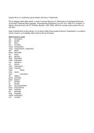 vocabolario greco-italiano del Nuovo Testamento