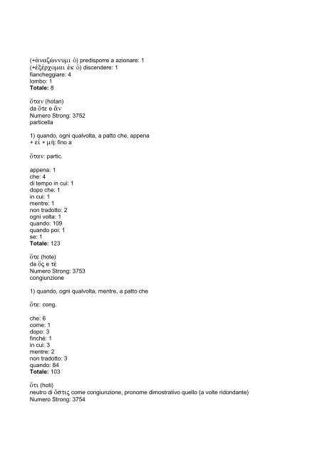 vocabolario greco-italiano del Nuovo Testamento