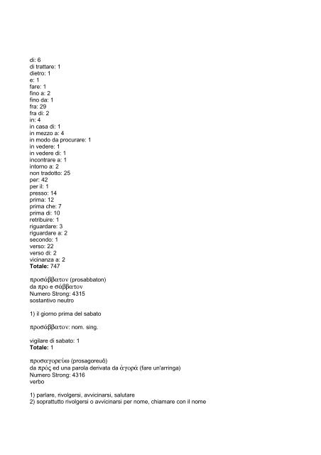 vocabolario greco-italiano del Nuovo Testamento