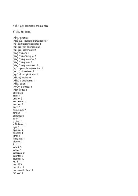 vocabolario greco-italiano del Nuovo Testamento