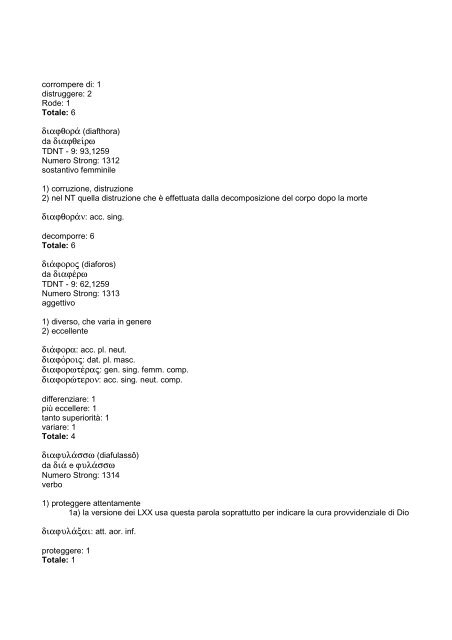 vocabolario greco-italiano del Nuovo Testamento