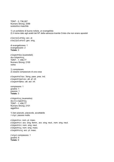 vocabolario greco-italiano del Nuovo Testamento