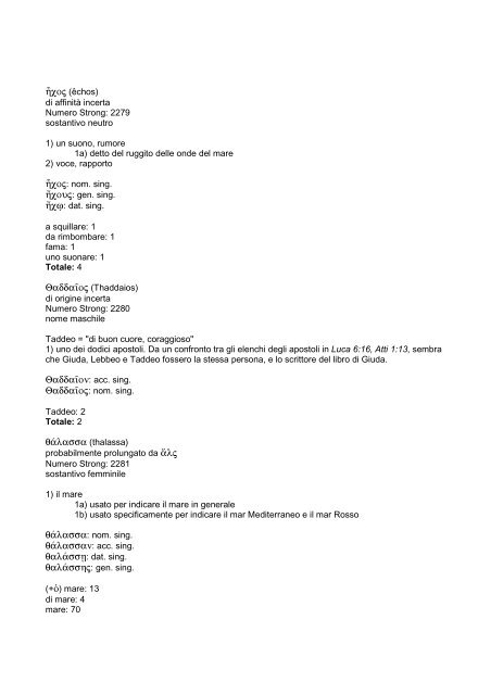 vocabolario greco-italiano del Nuovo Testamento