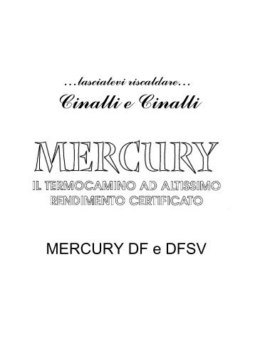 libretto installazione, uso e manutenzione mercury df