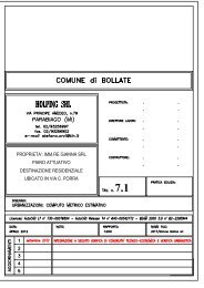 Tav. n. 7.1 - Computo metrico estimativo - Comune di Bollate